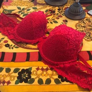 NWOT RED BRA